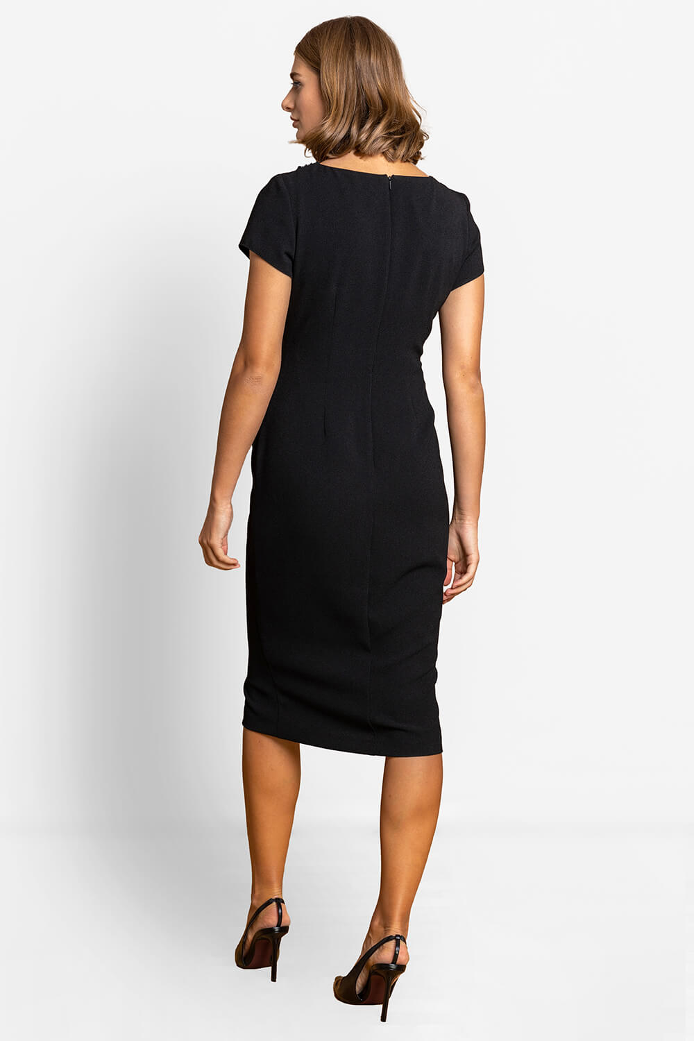 sachin and babi light blue dress Shop Plus Size Empire Line Dress in Black