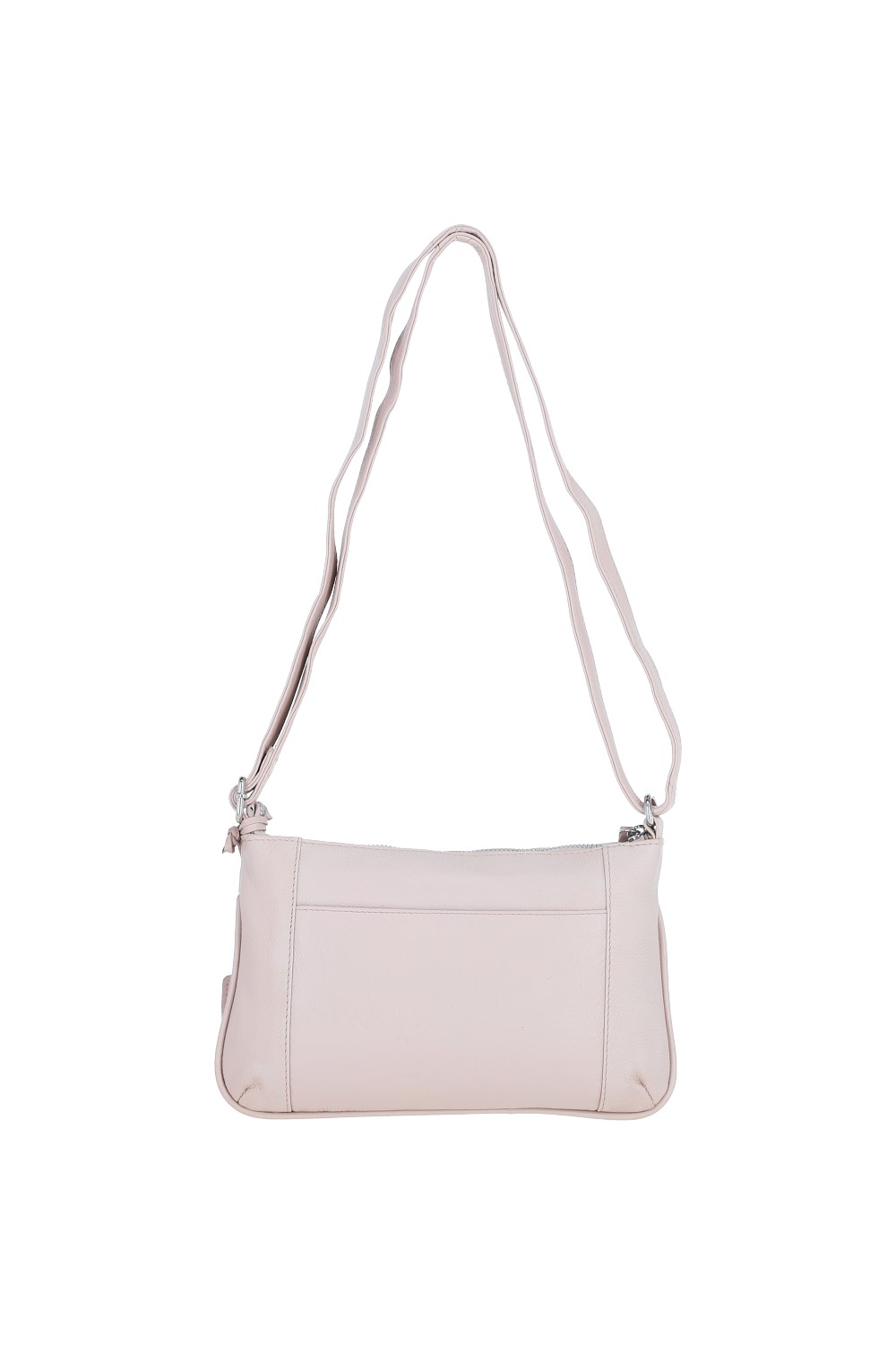 Light Pink 'Swansea' Real Leather Crossbody Bag, Image 4 of 5