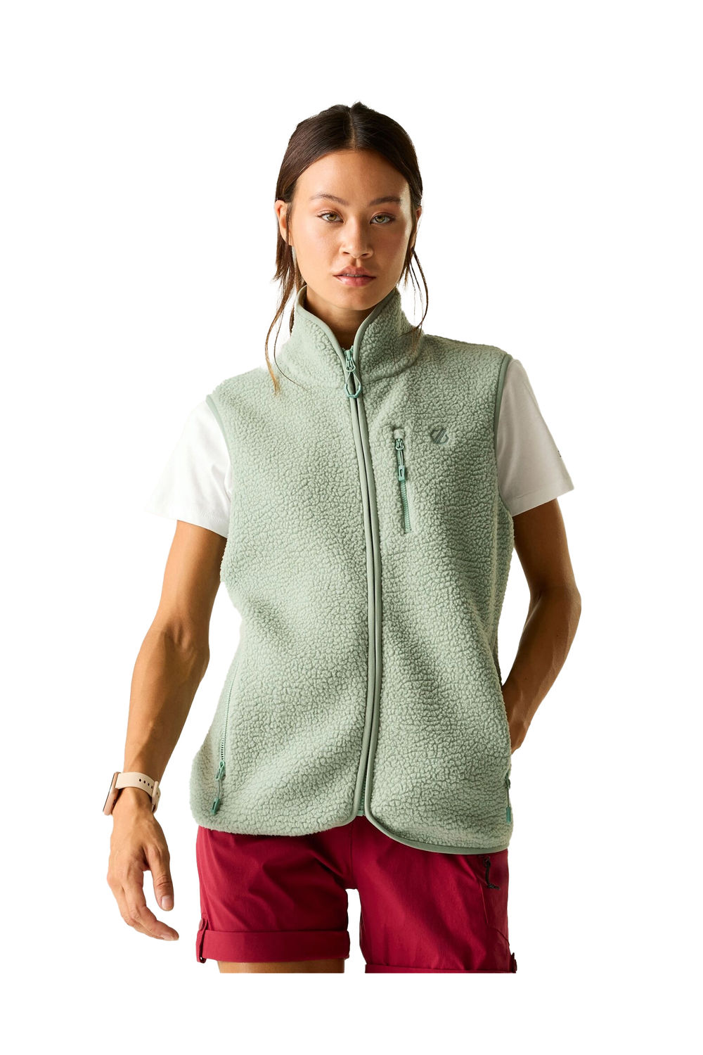 Pale Green Excursion Fleece Body Warmer, Image 4 of 4