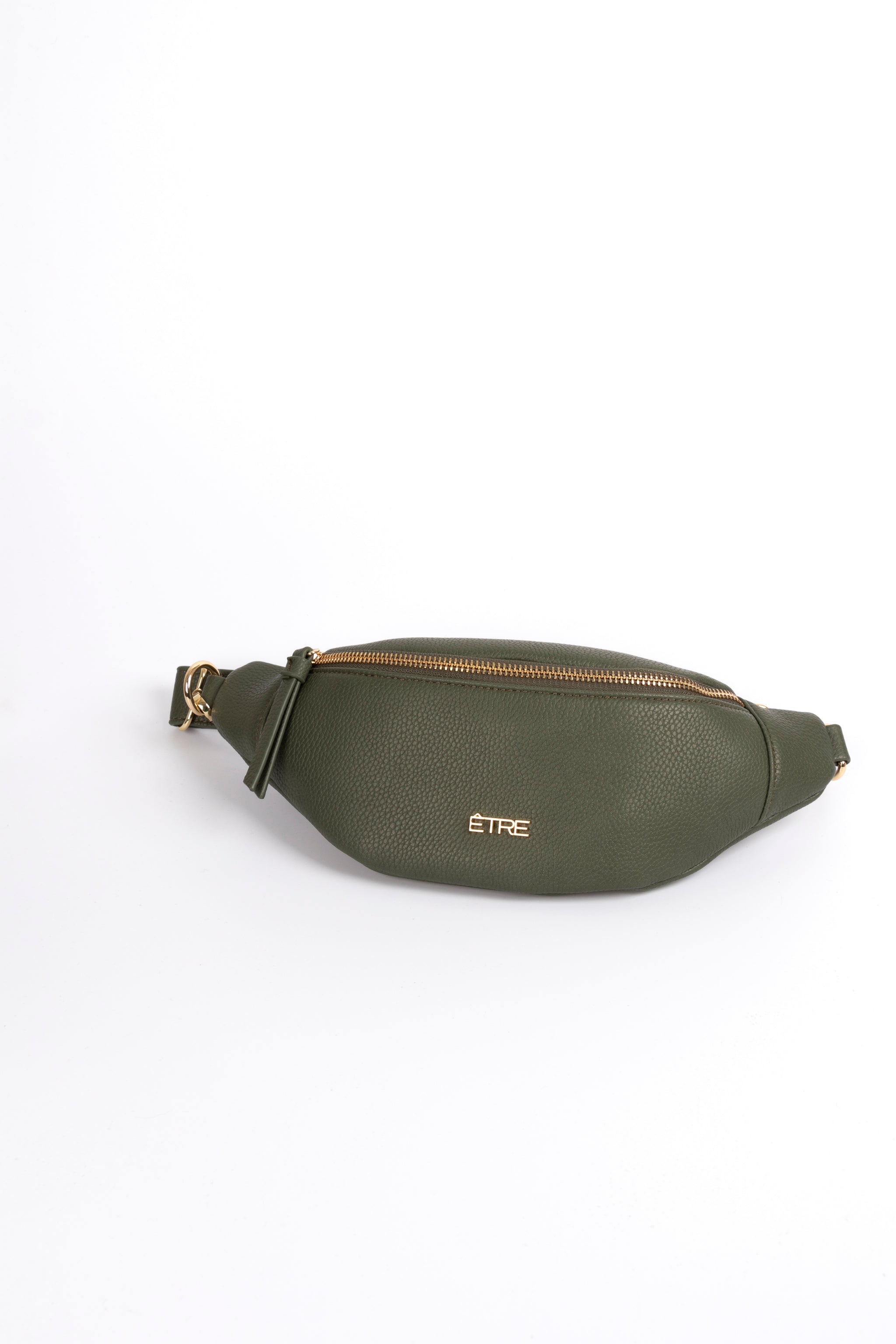 Khaki Etre Khaki Faux Leather Bum Bag, Image 1 of 2