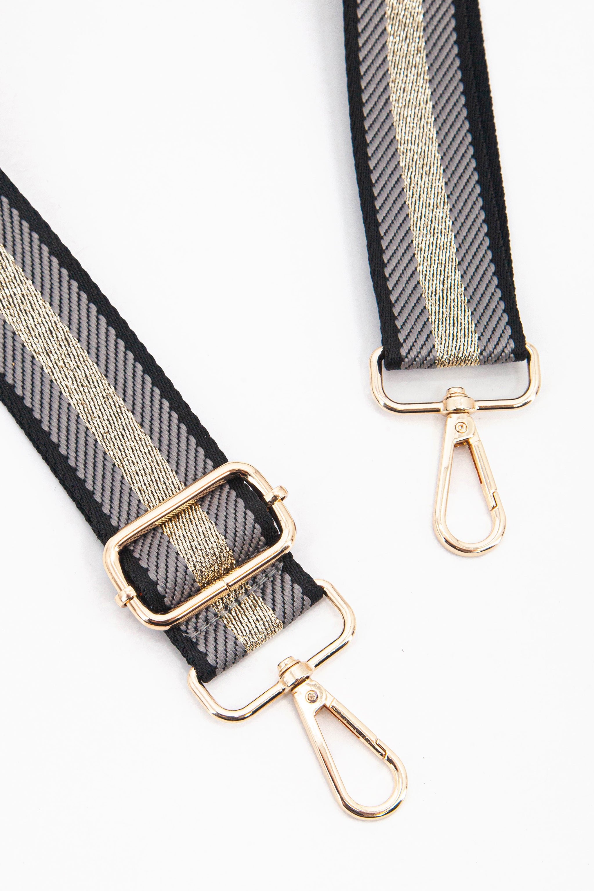 Glitter Stripe Woven Bag Strap, Image 2 of 4