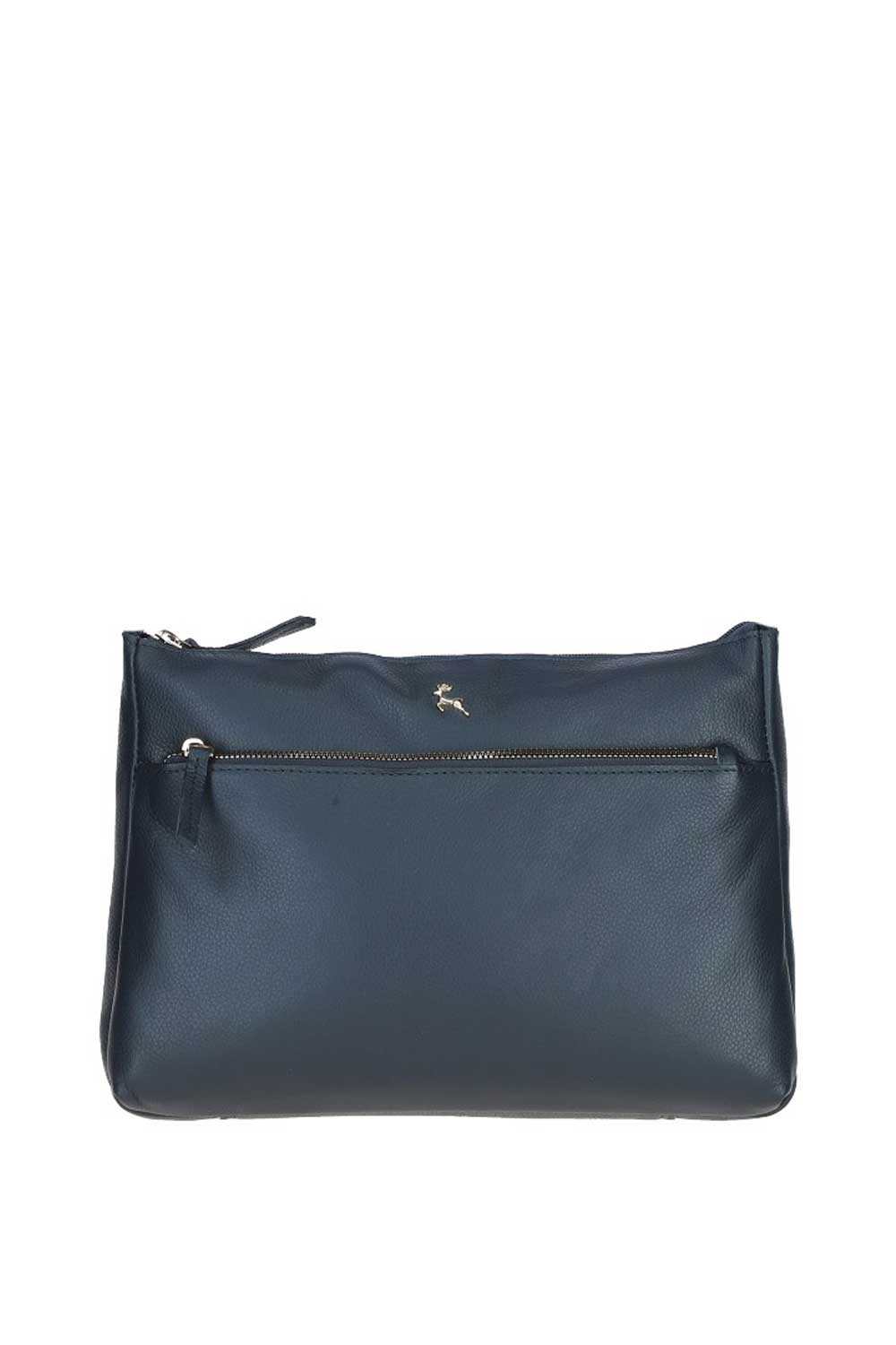 Navy 'Balmoral' Real Leather Shoulder Bag, Image 1 of 4
