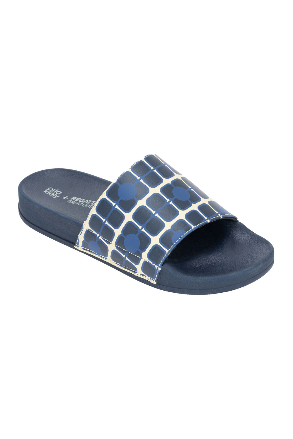 Navy Orla Kiely Giant Poppy Sliders, Image 1 of 6