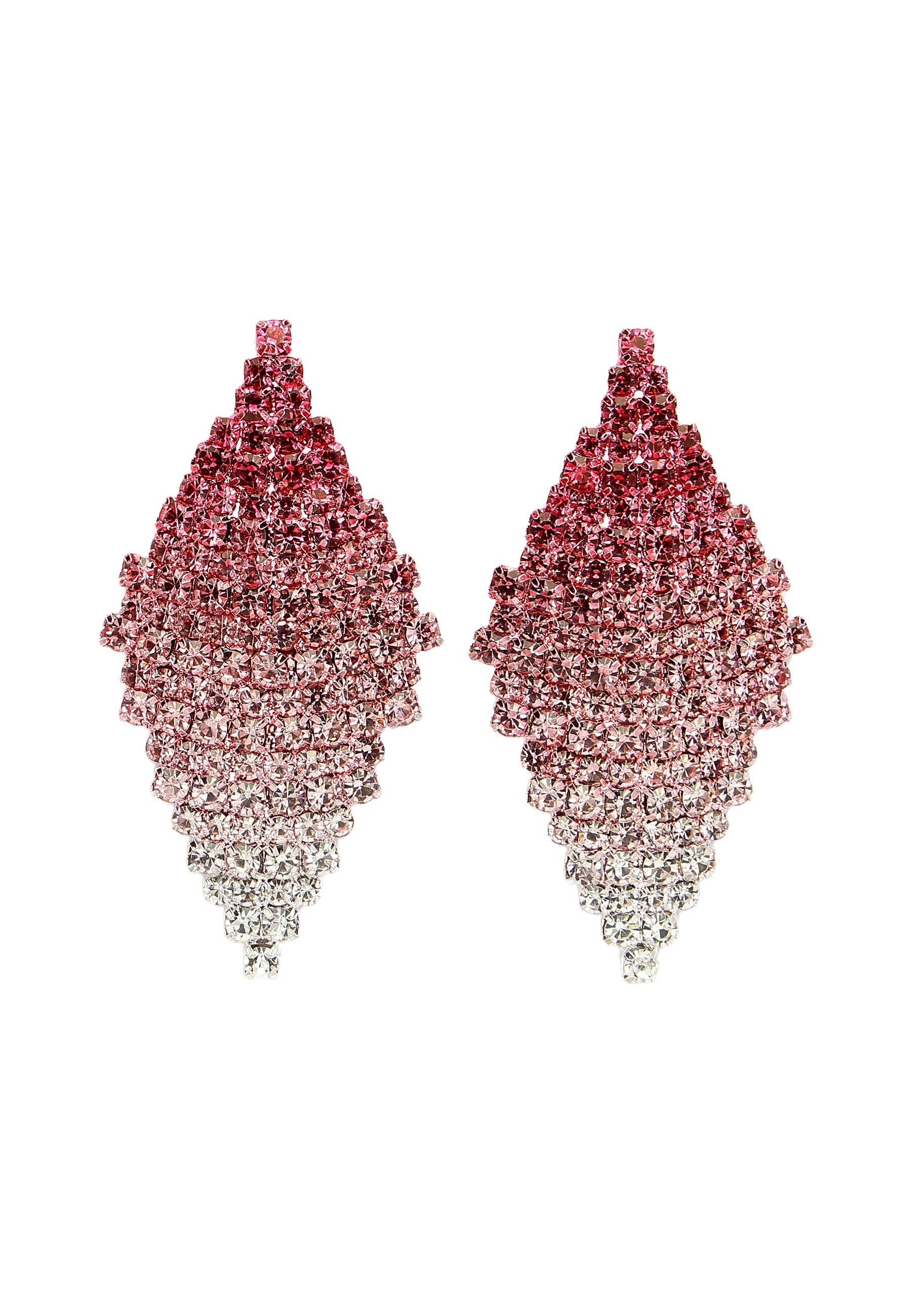 Pink Diva Collection Chandelier Drop Earrings