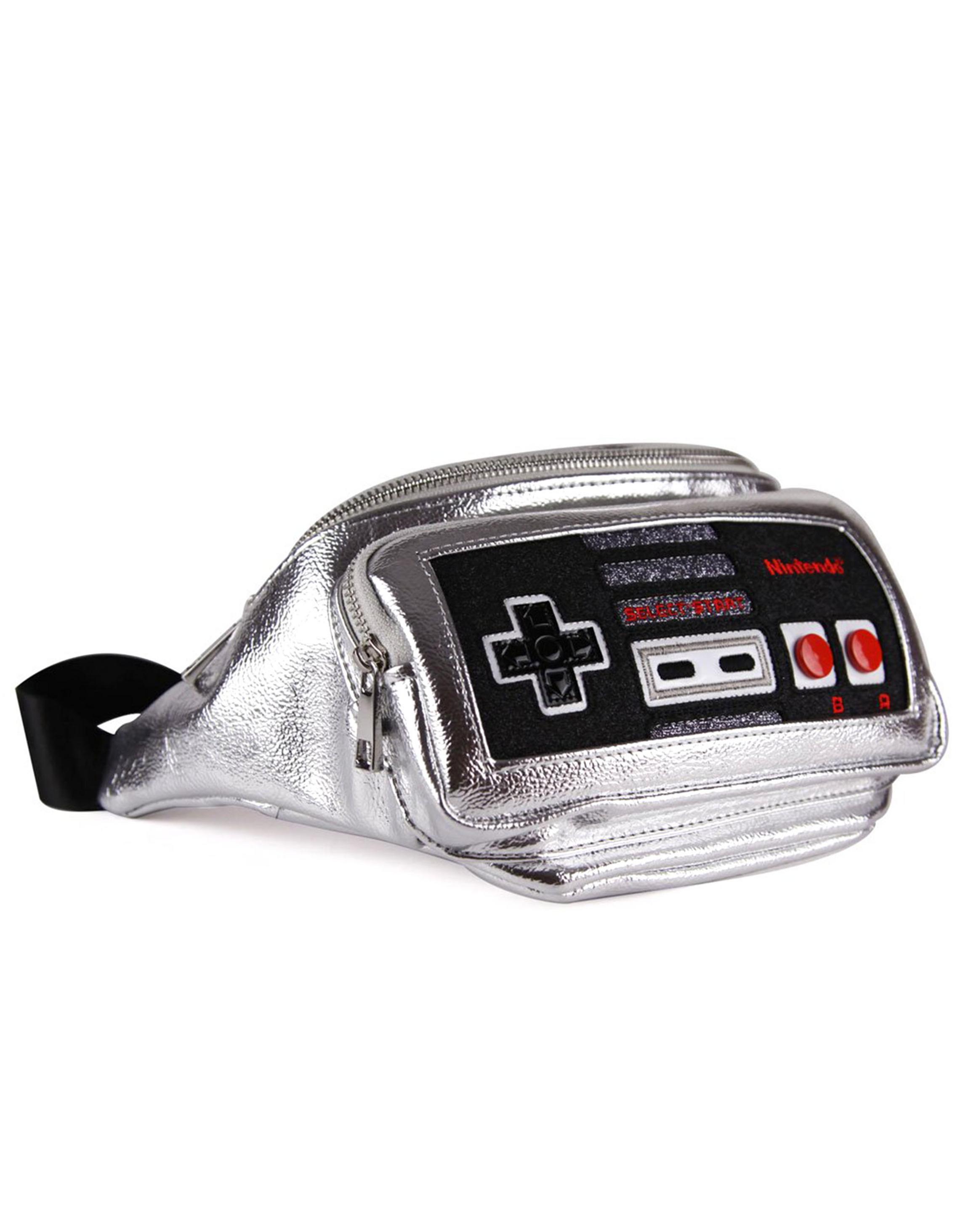 Silver Danielle Nicole Nintendo Super Mario Bum Bag, Image 1 of 3