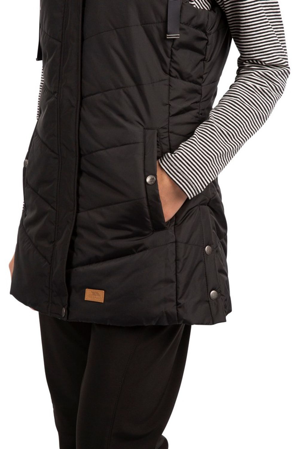 Black Juniper Padded Gilet, Image 5 of 8