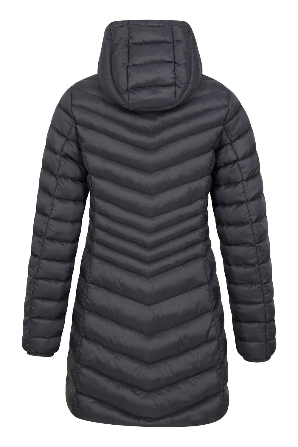 Black Florence Long Padded Jacket, Image 2 of 7