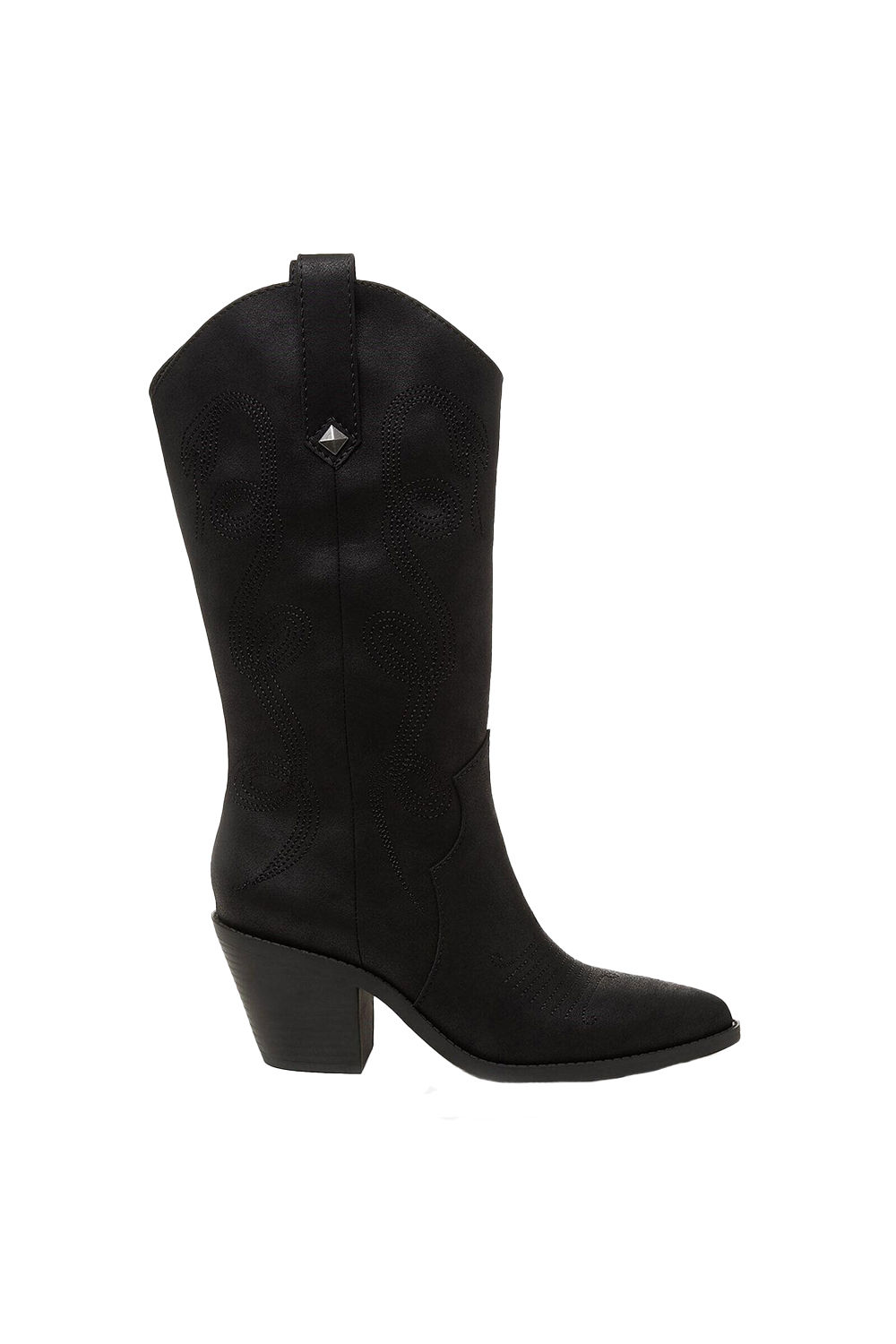 Black Feria Long Boots, Image 4 of 6