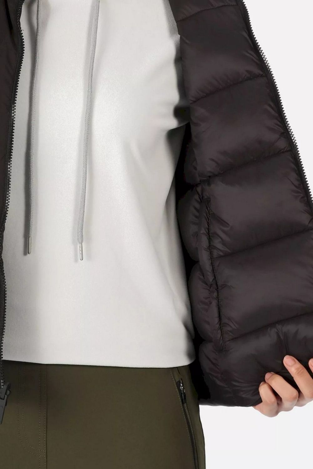 Black Yewbank Reversible Body Warmer, Image 4 of 8