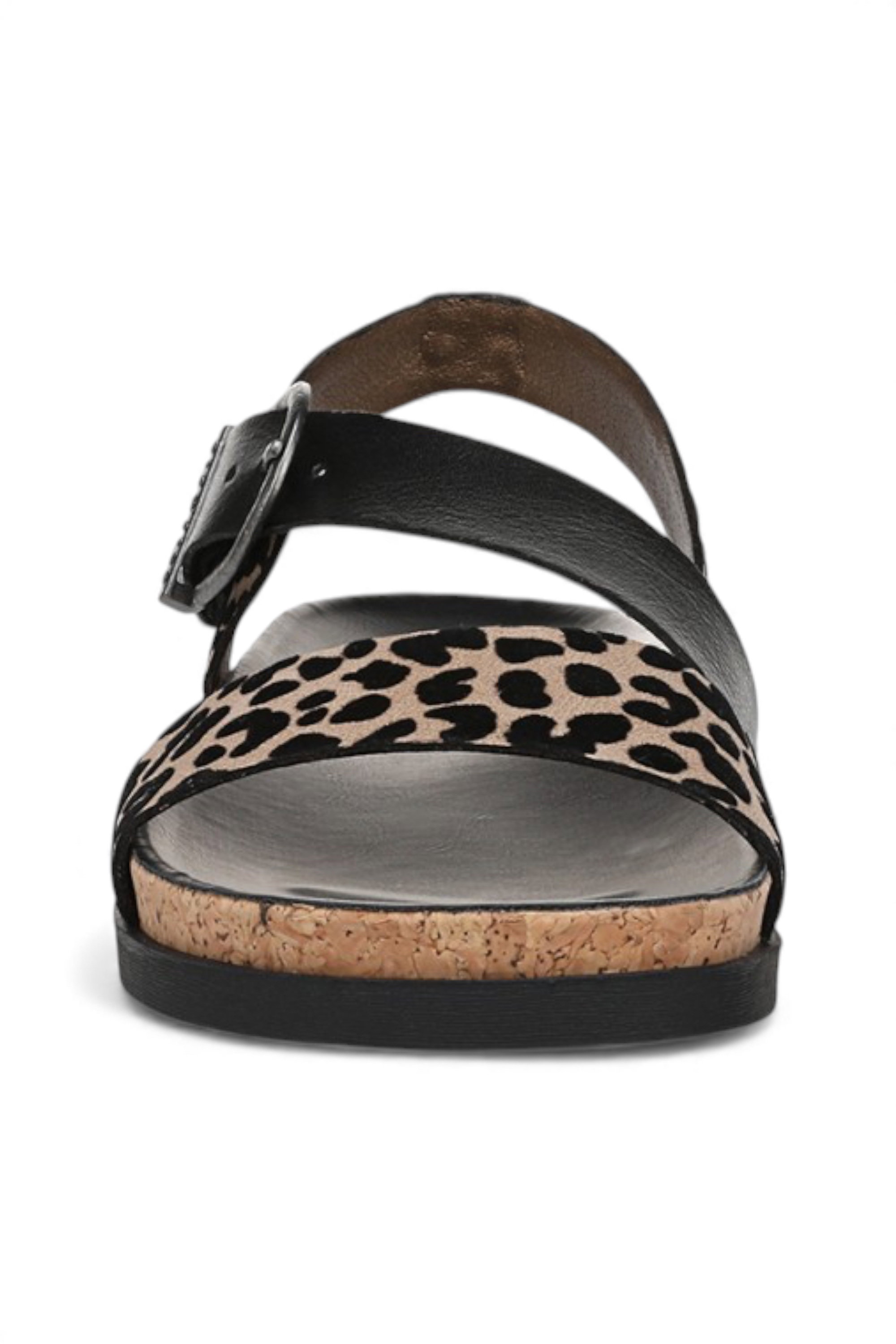 Brown Womens "Lance" Footbed Strappy Flat Sandals, Image 4 of 6