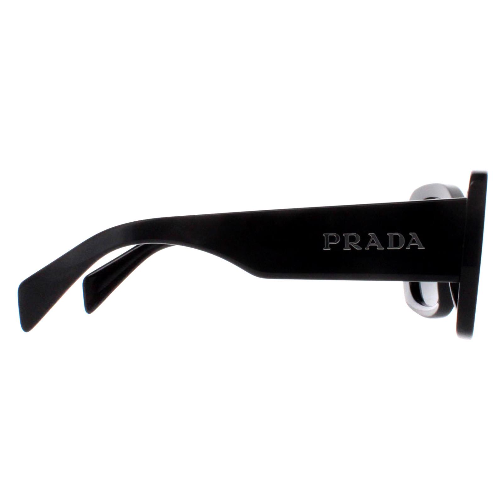 Black Prada Black Oval Black Dark Grey PRA08S, Image 4 of 4