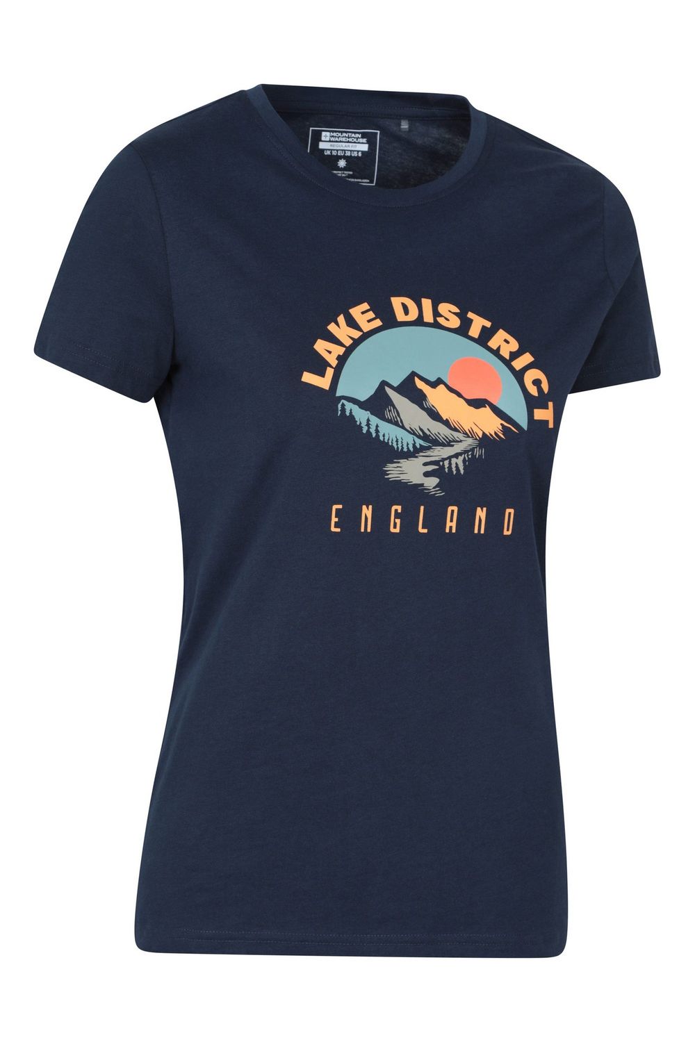 Navy Lake District Sunrise TShirt, Image 3 of 4