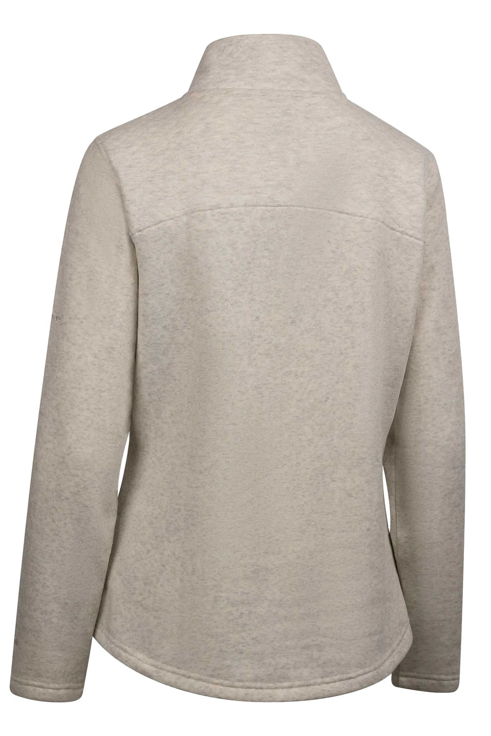 Cream Hoxie Marl Fleece Top, Image 2 of 2