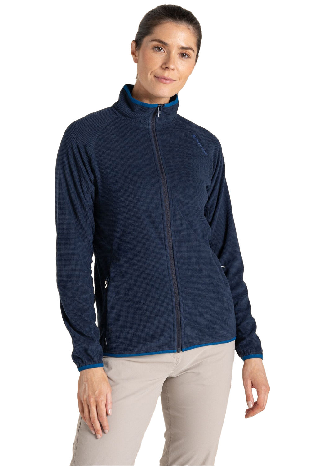 Navy Blue Belfairs Nosilife Full Zip Golf Fleece, Image 3 of 5