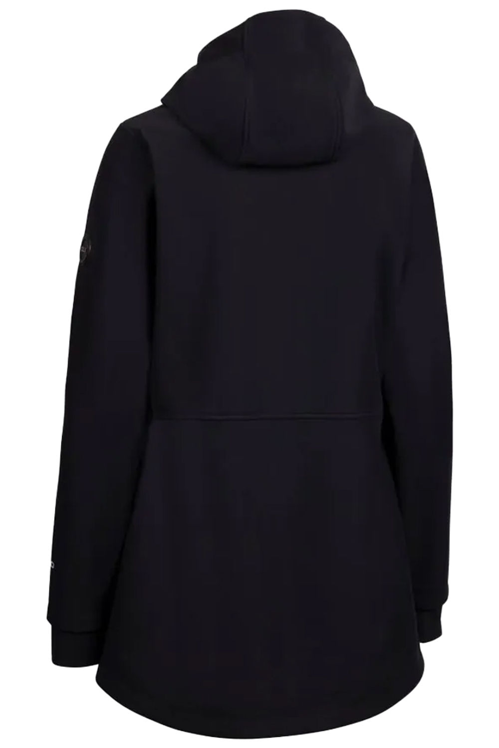Black Priya Long Length Soft Shell Jacket, Image 2 of 2