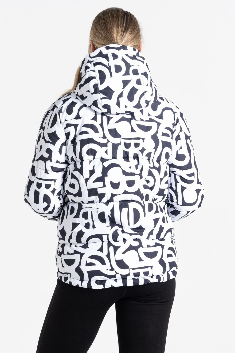 Multi Society Graffiti Padded Jacket, Image 4 of 4