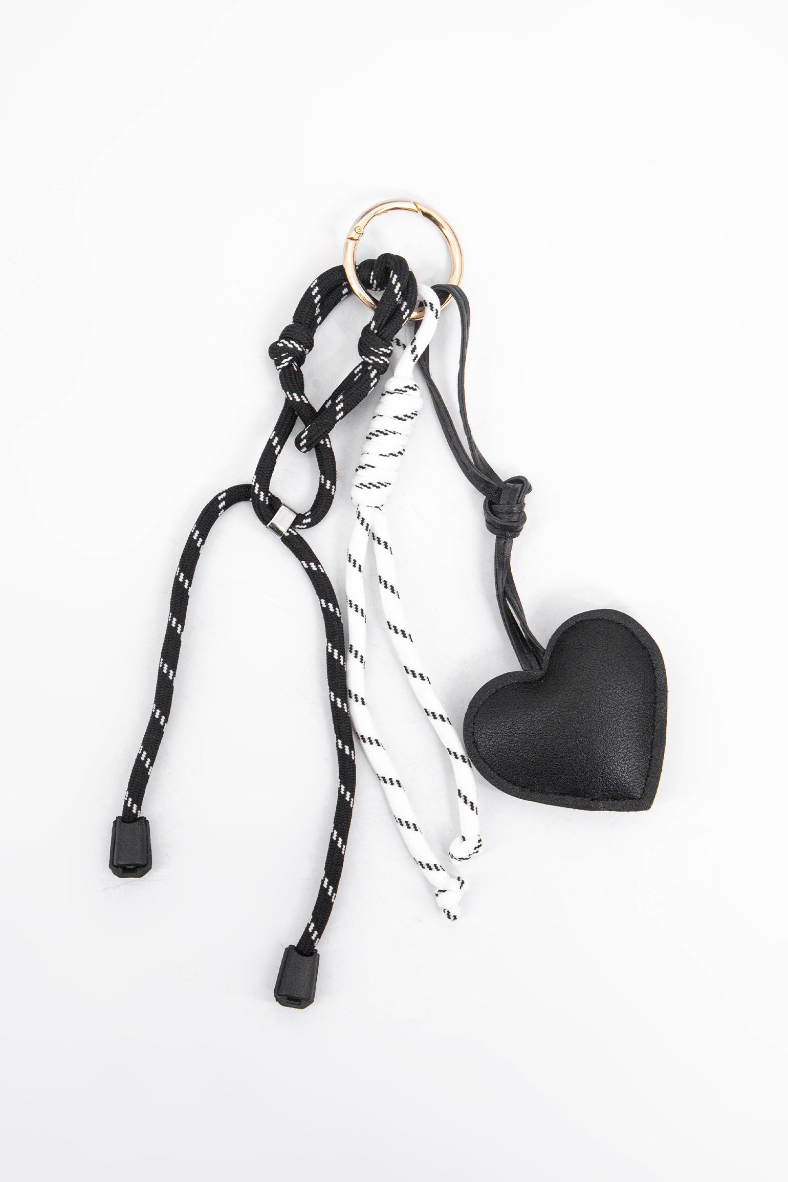Black Love Heart Clip On Bag Charm, Image 3 of 3