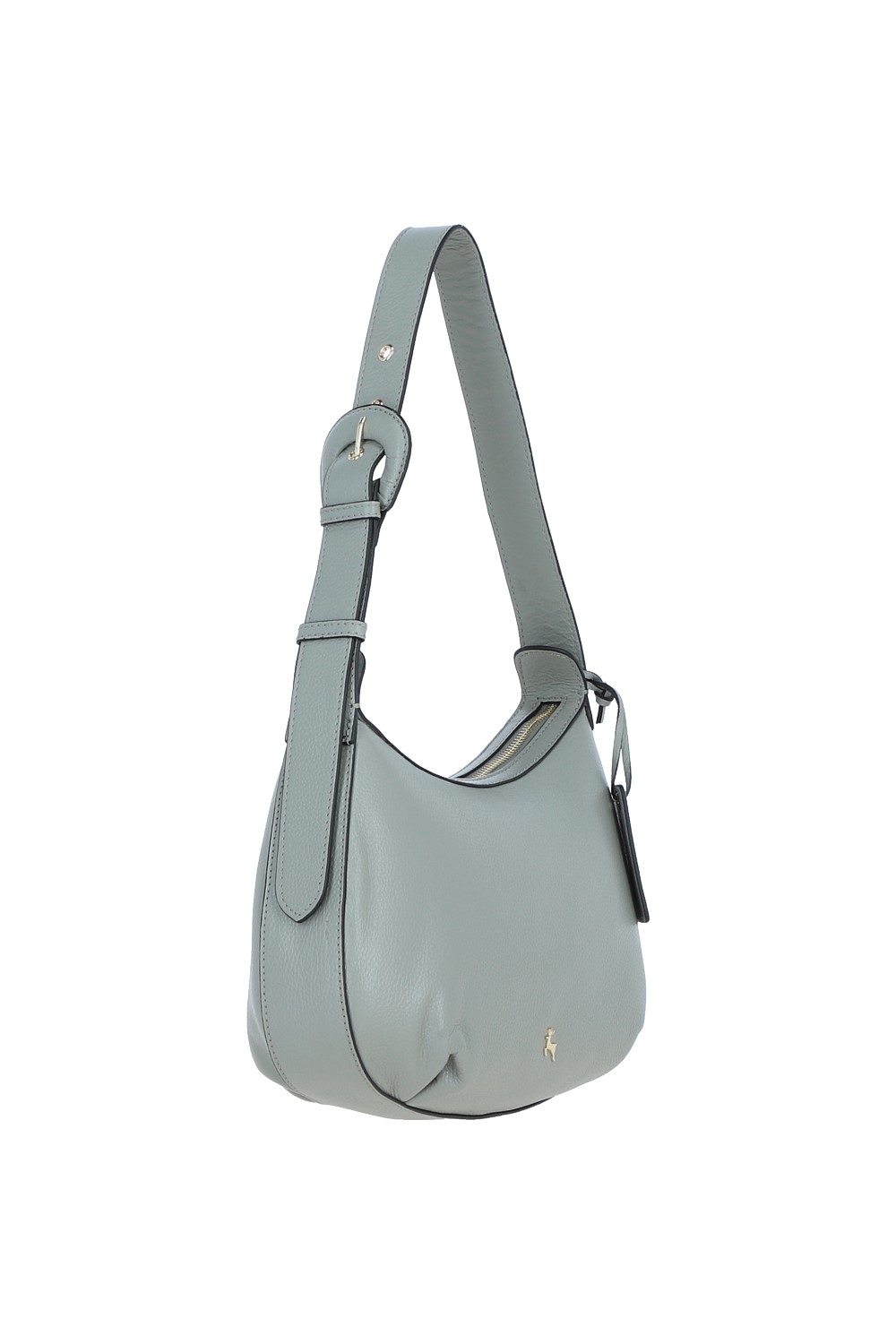 Olive 'Nevina' Real Leather Shoulder Bag, Image 4 of 4