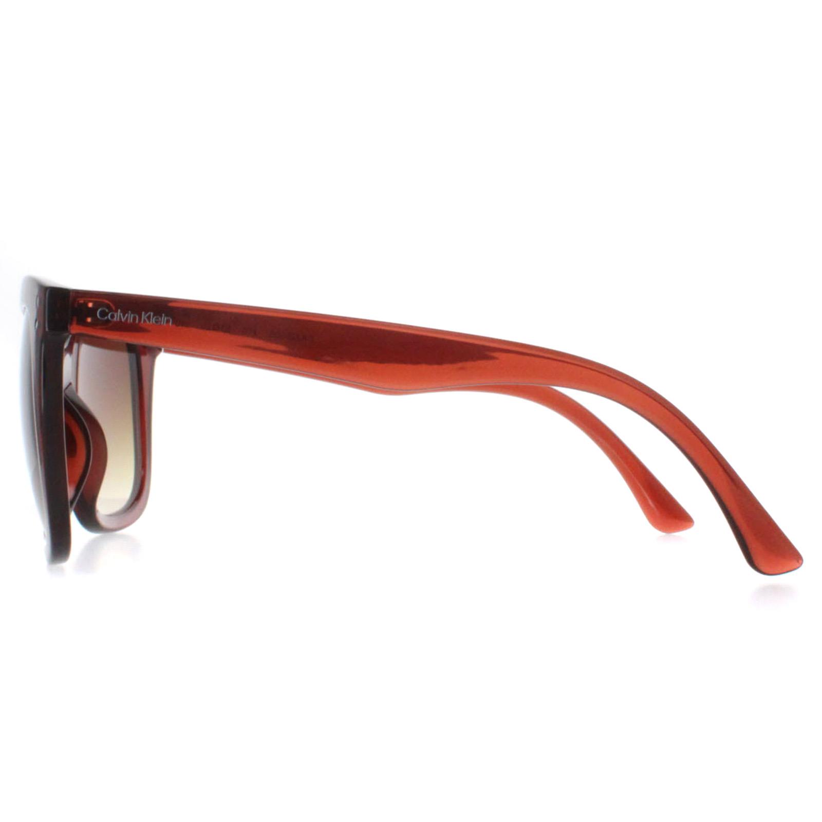 Brown Calvin Klein Brown Square Transparent Brown Brown Gradient CK22550S, Image 3 of 4