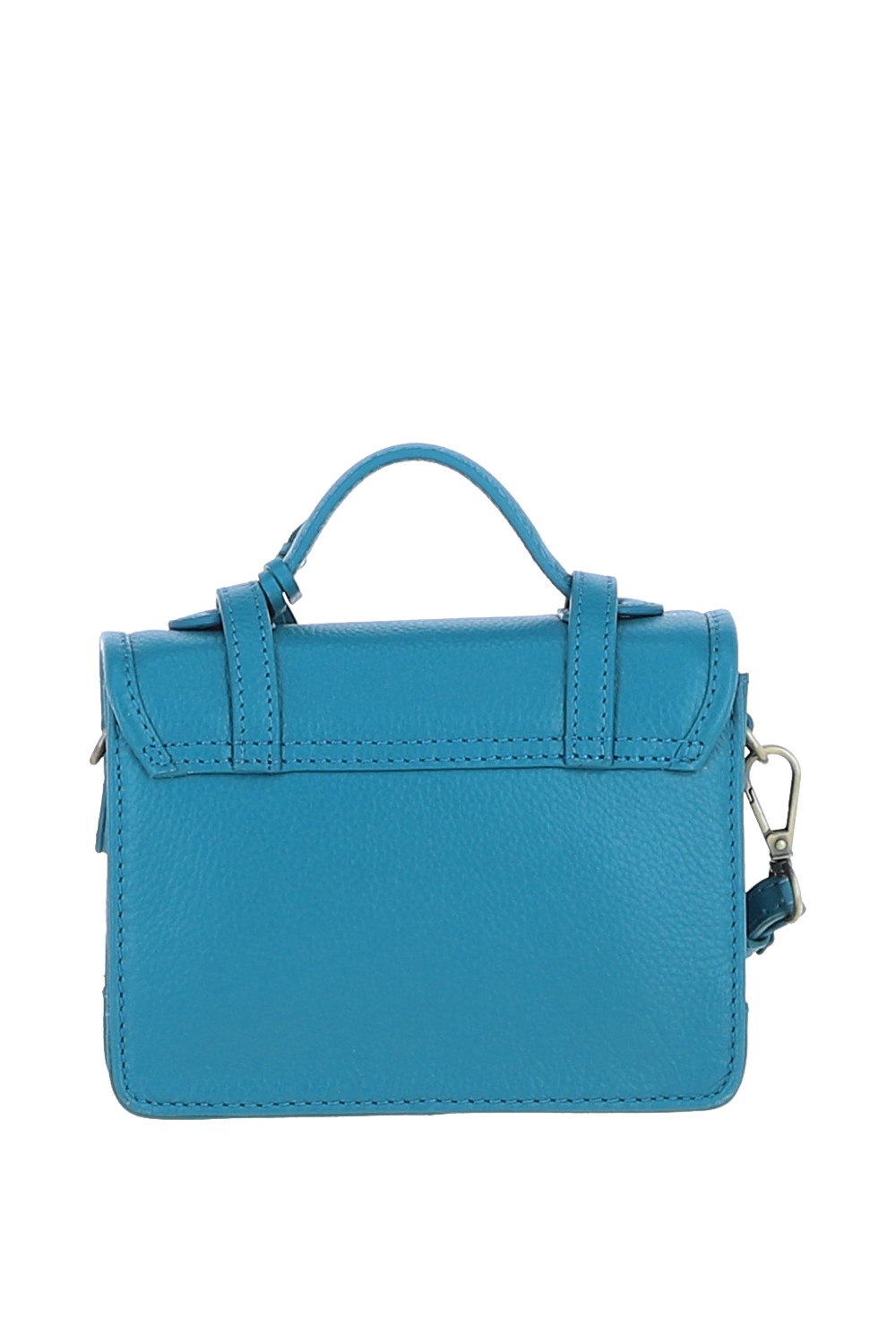 Turqouise Ashwood Leather Turqouise Stylish Real Leather Small Satchel Bag, Image 3 of 4