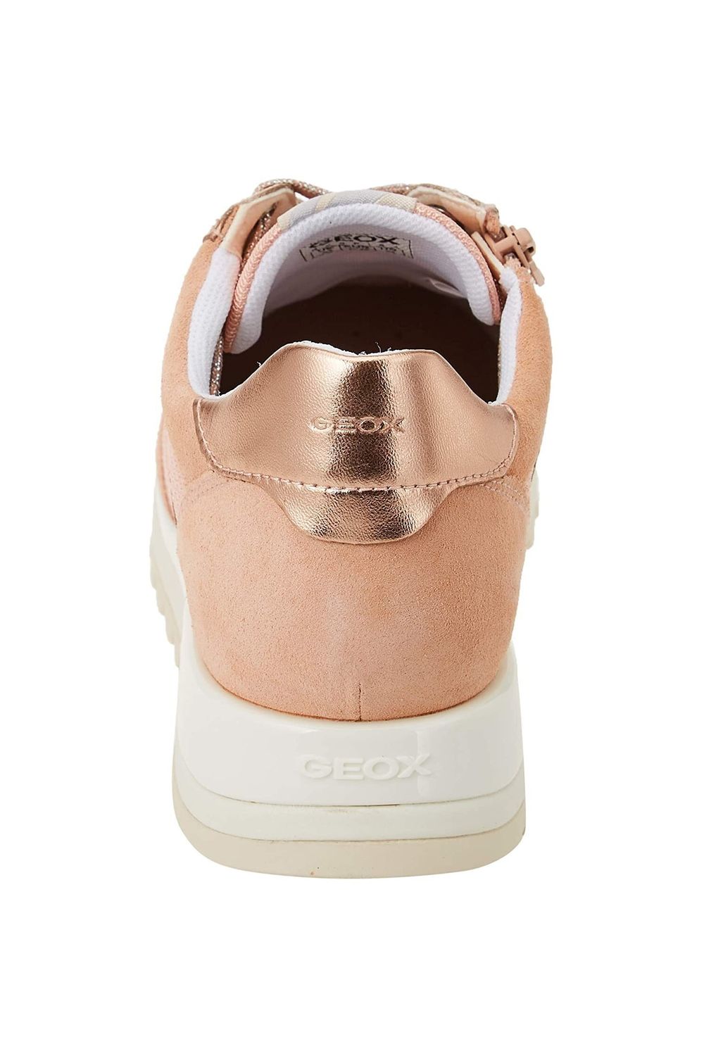 Peach Tabelya Leather Trainers, Image 2 of 6