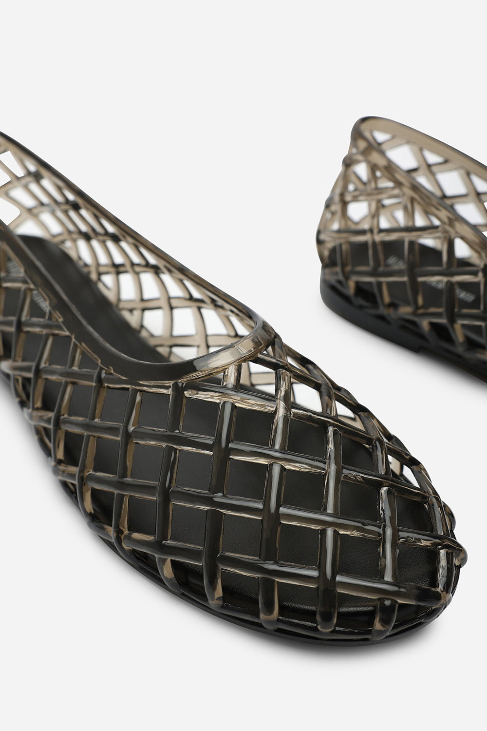Black Where's That From Black Kori Jelly Ballet Pumps, Image 5 of 6