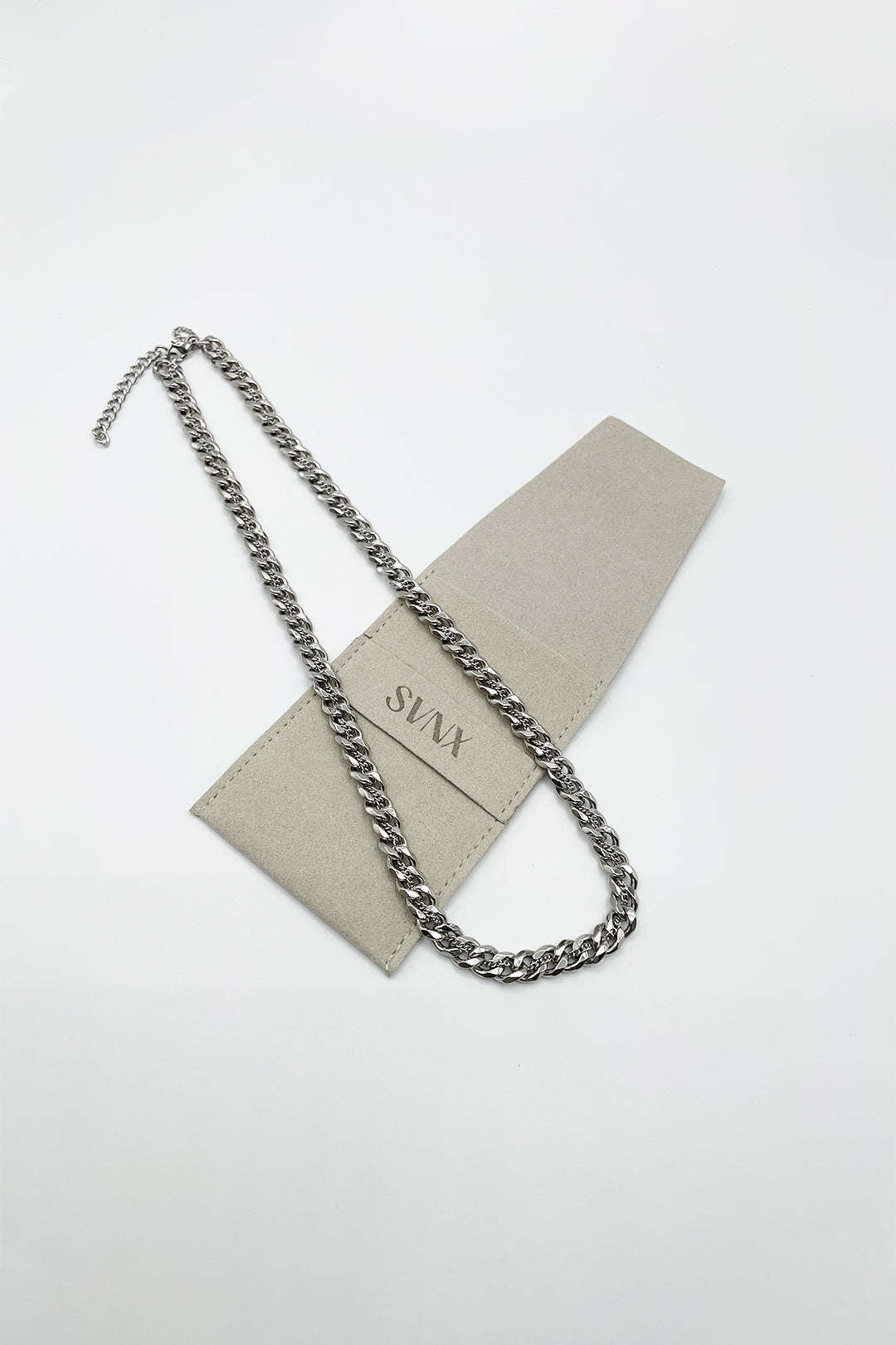 Silver Woven Chain Necklace, Image 1 of 4
