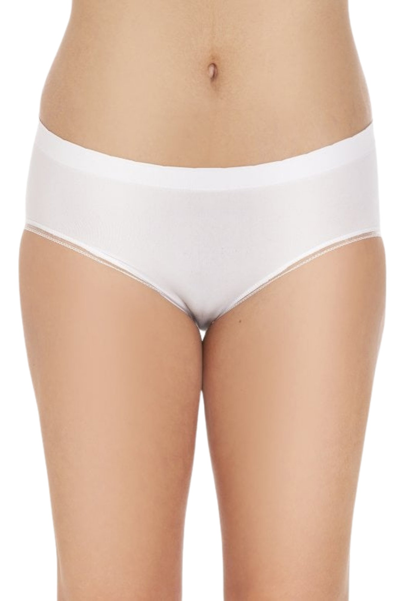 White 3 Pack Seamless High Leg Briefs, Image 1 of 3