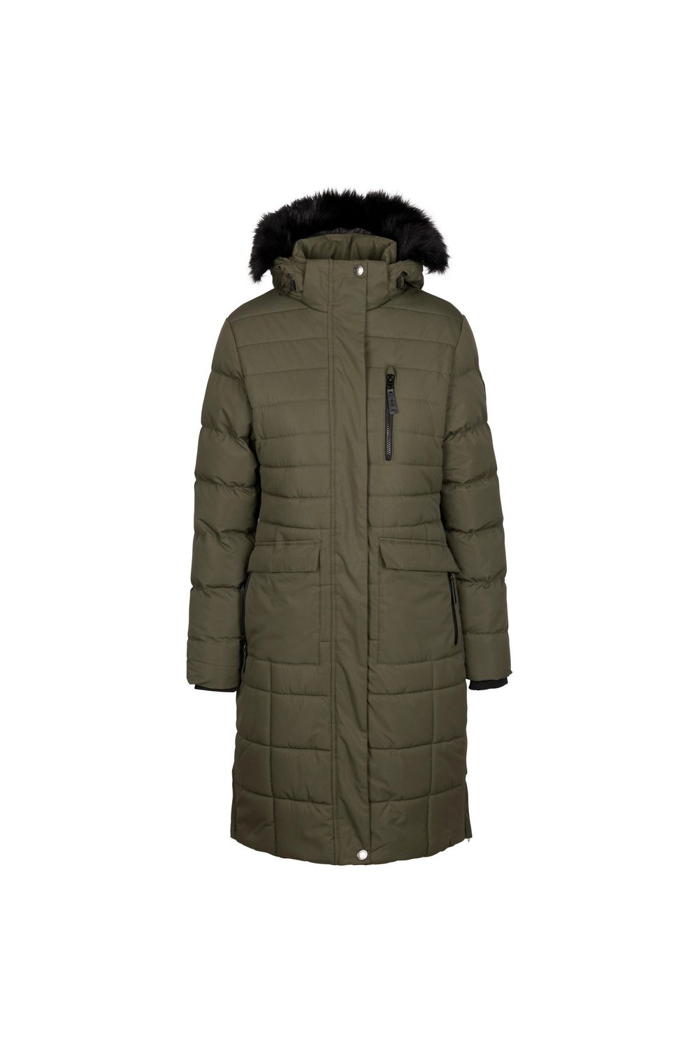 Dark Green Sasha Padded Jacket, Image 1 of 4