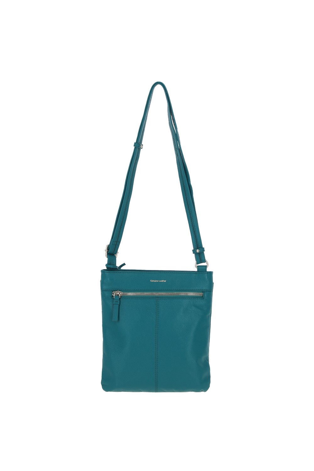 Green 'Curvo' Real Leather Crossbody Bag, Image 4 of 4