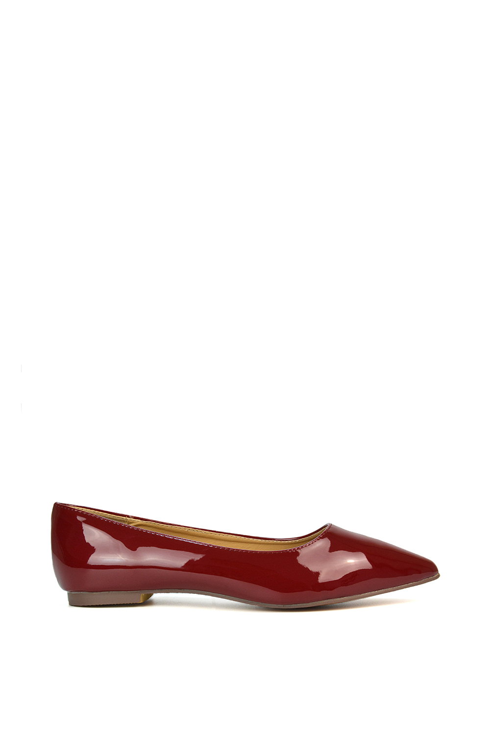 Black 'Cordelia' Slip On Pointed Toe Flat Ballerina Pump Shoes