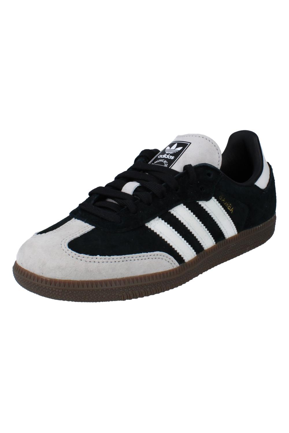Black Adidas Originals Samba OG Trainers, Image 2 of 6
