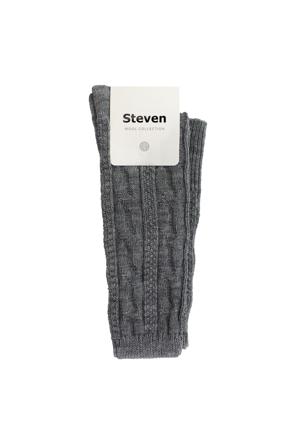 Grey 1 Pack Over The Knee Wool Socks, Image 2 of 5