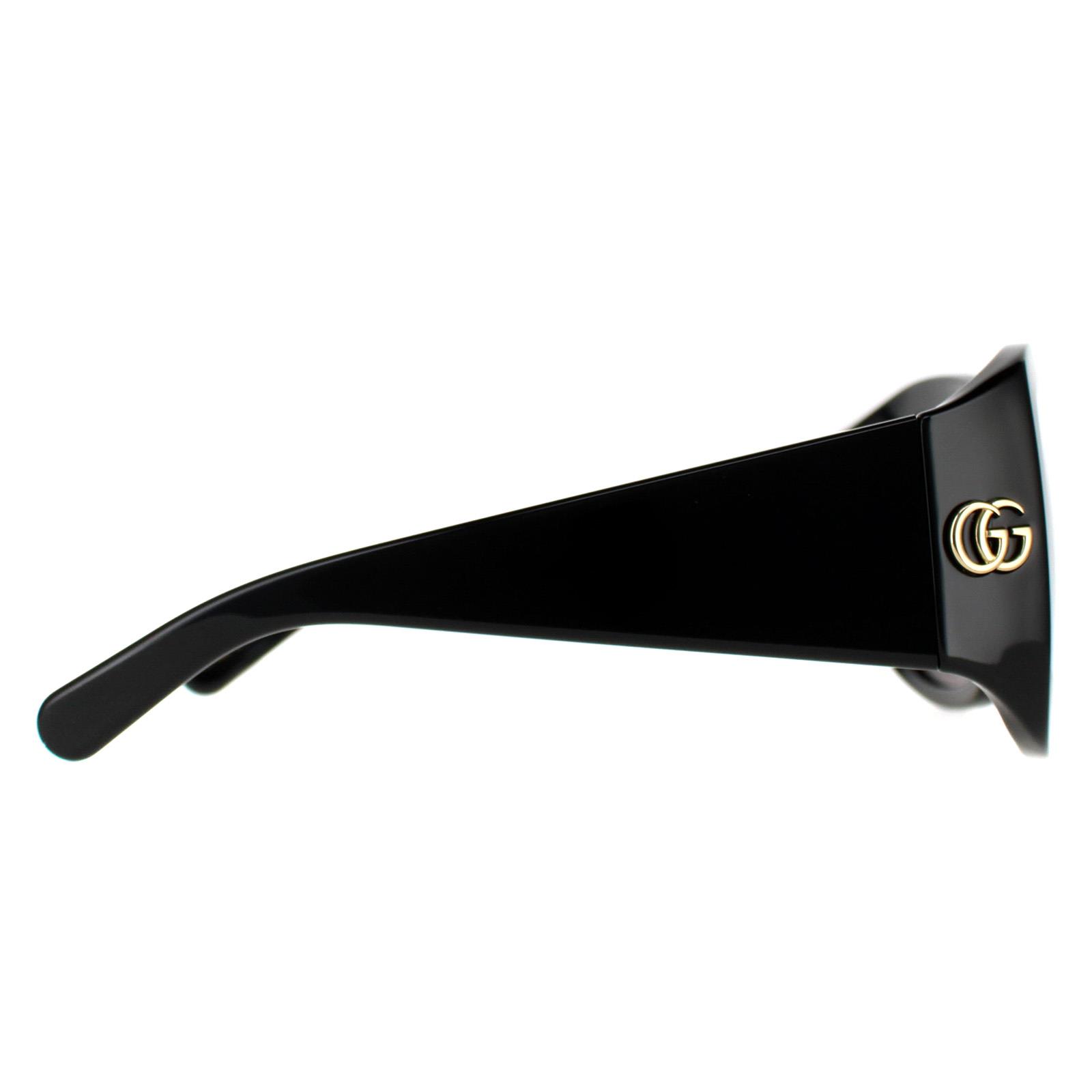 Black Gucci Black Square Black Grey GG1402S, Image 4 of 4