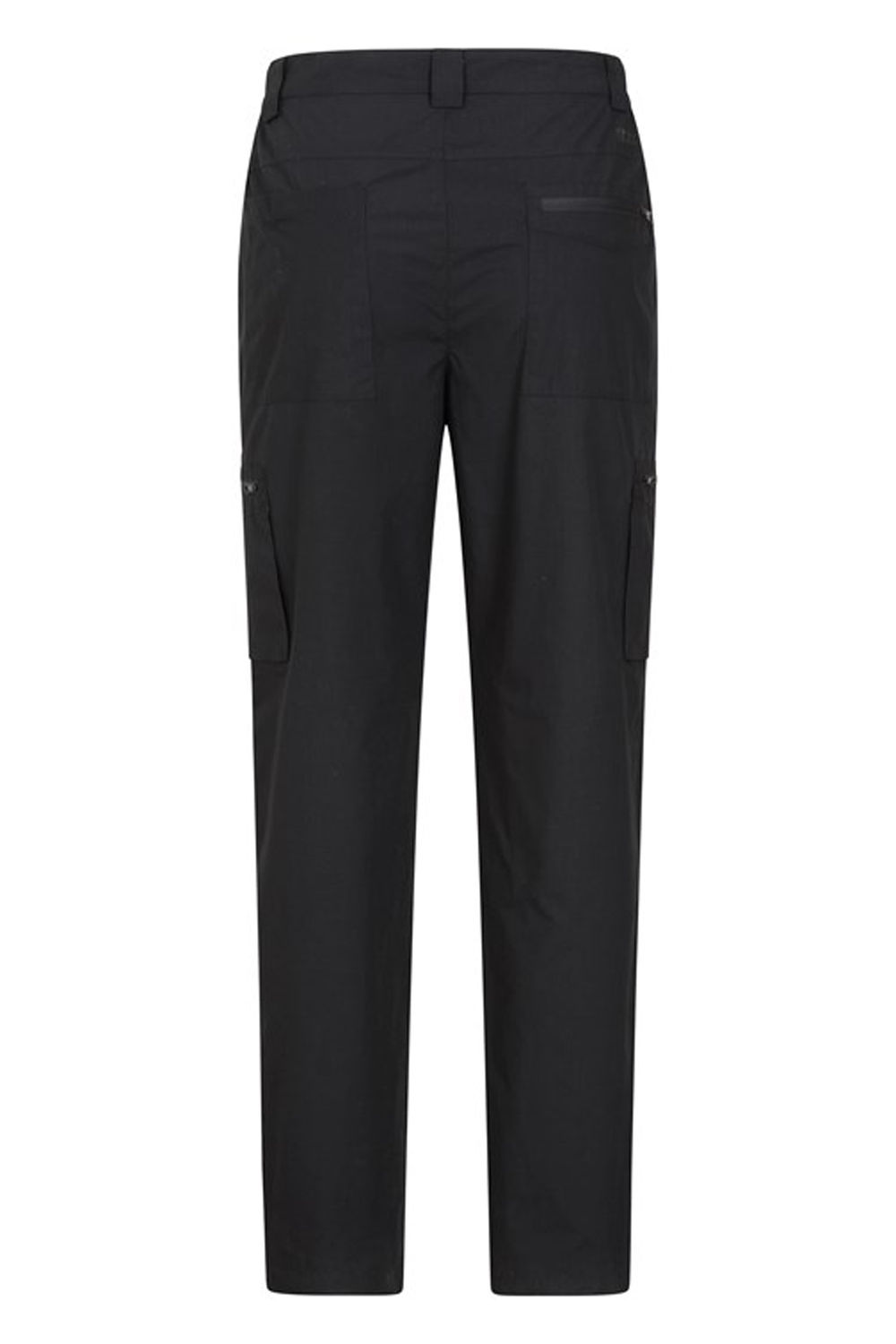 Black Stretch Short Hiking Trousers, Image 2 of 4