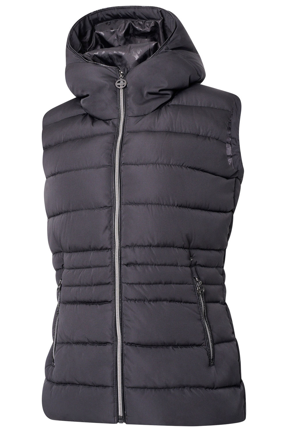 Black Reputable Padded Gilet, Image 4 of 4