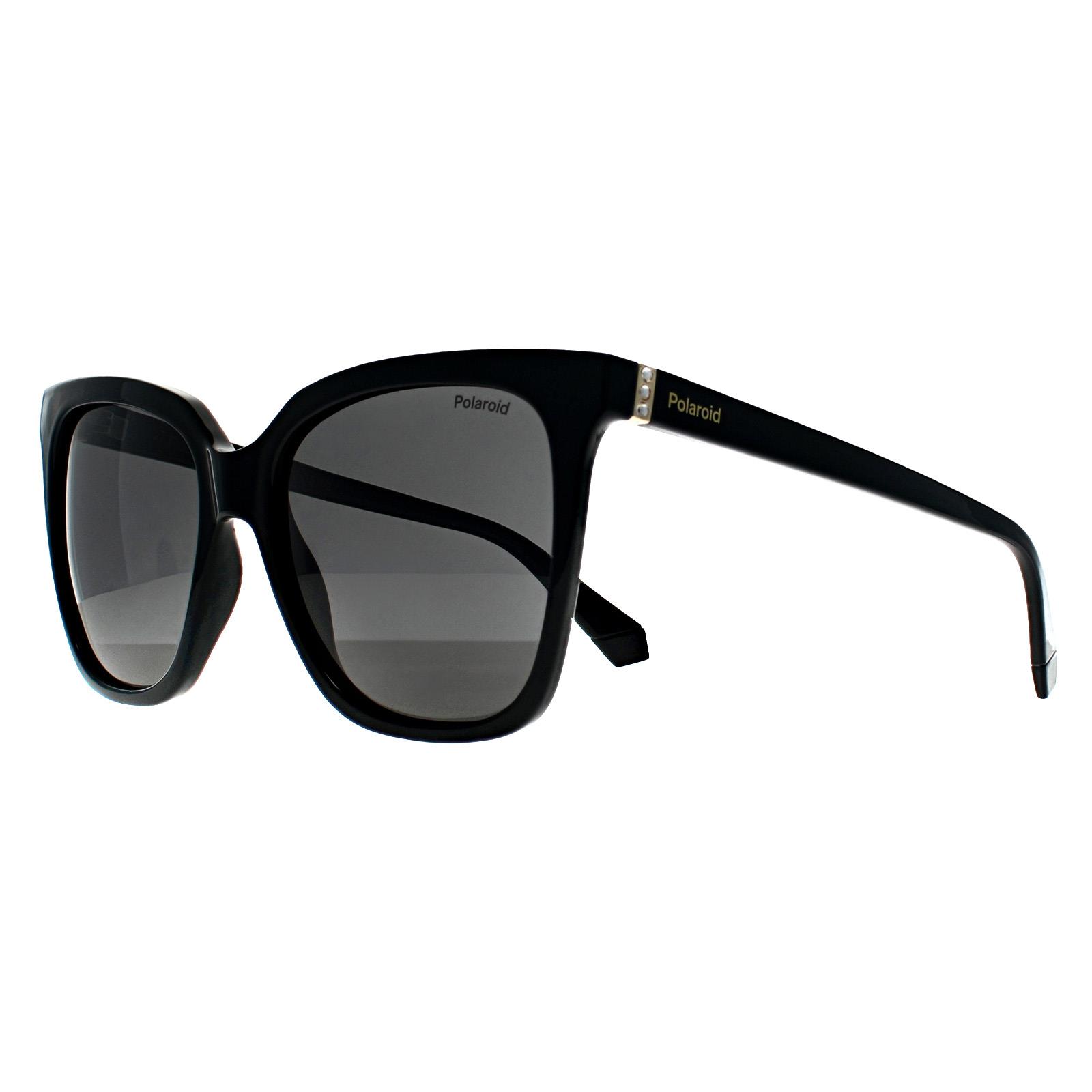 Black Polaroid Black Square Black Grey Polarized PLD 4155/S/X, Image 2 of 3