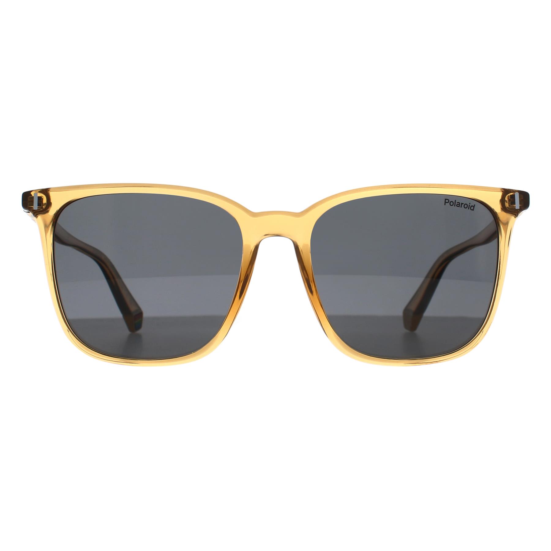Beige Square Transparent Beige Grey Polarized PLD 6226/S, Image 1 of 3