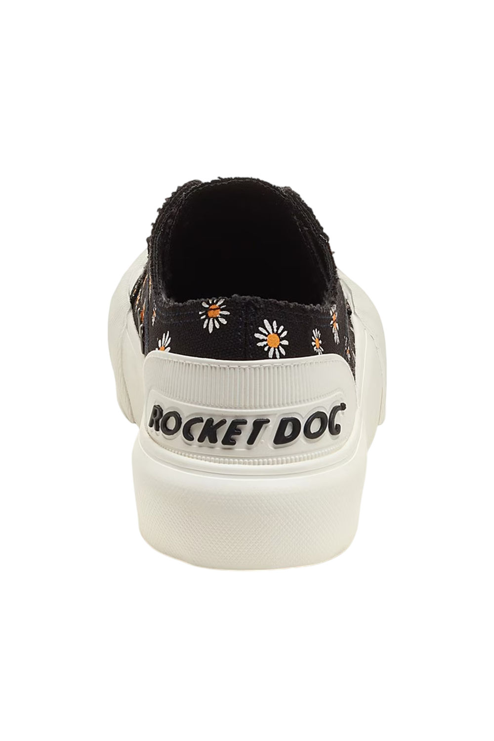 Black Jazzin Monroe Daisy Canvas Trainers, Image 2 of 5
