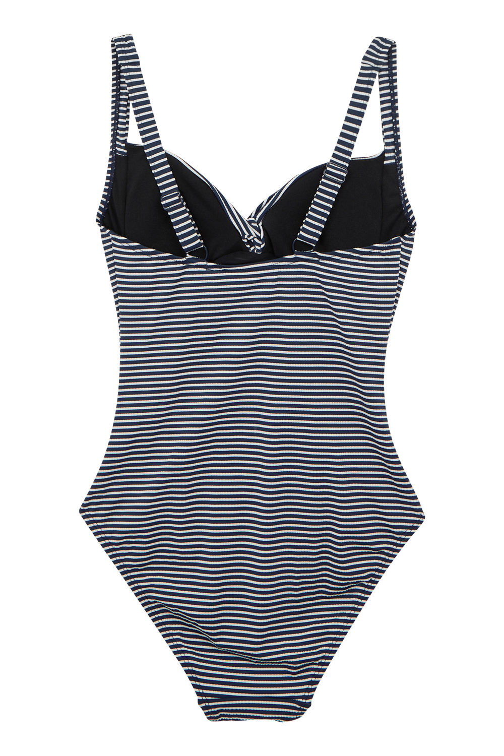 Multi Stripe Tummy Control Swimsuit, Image 2 of 4