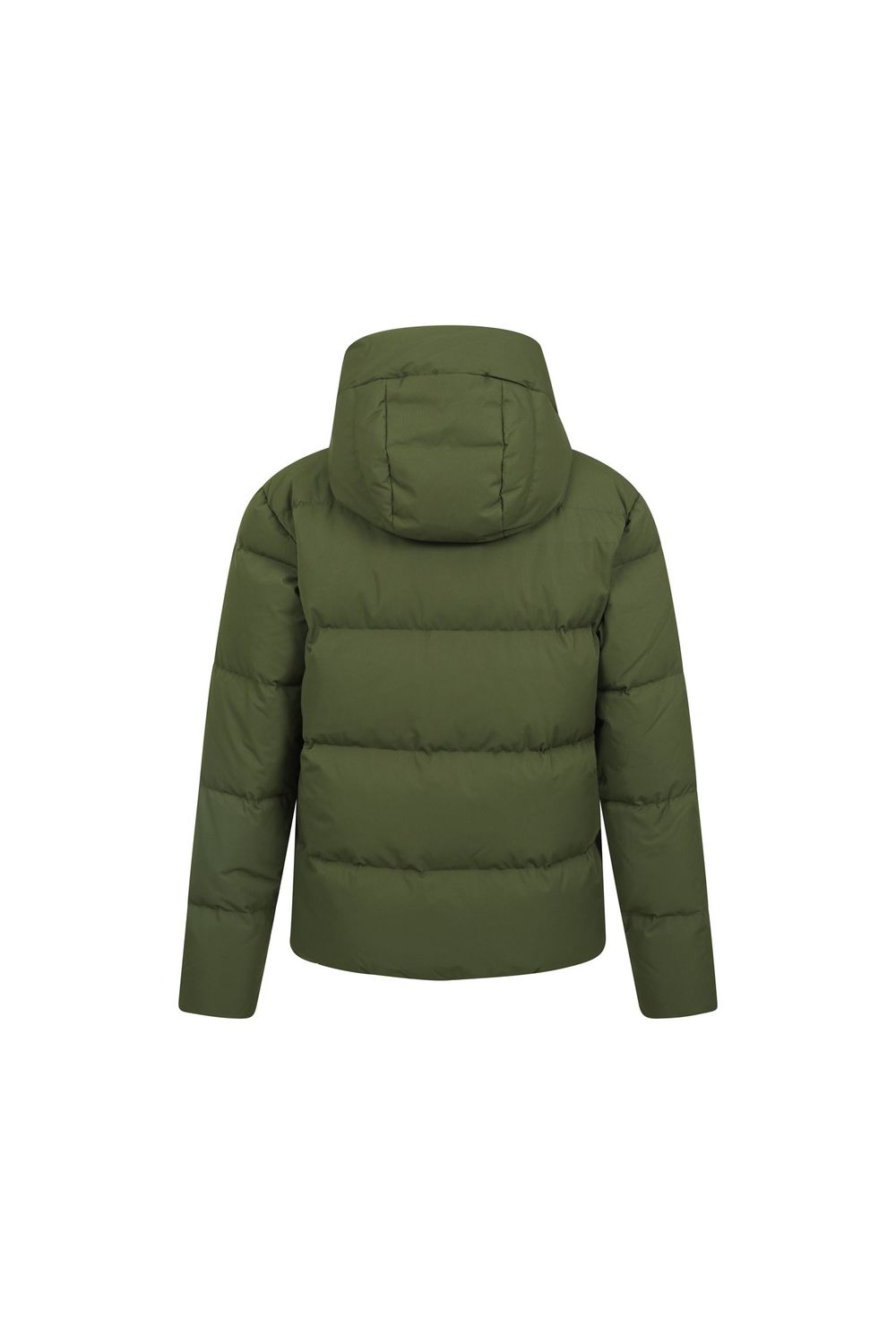Khaki Cosy Extreme Short Down Jacket, Image 2 of 5