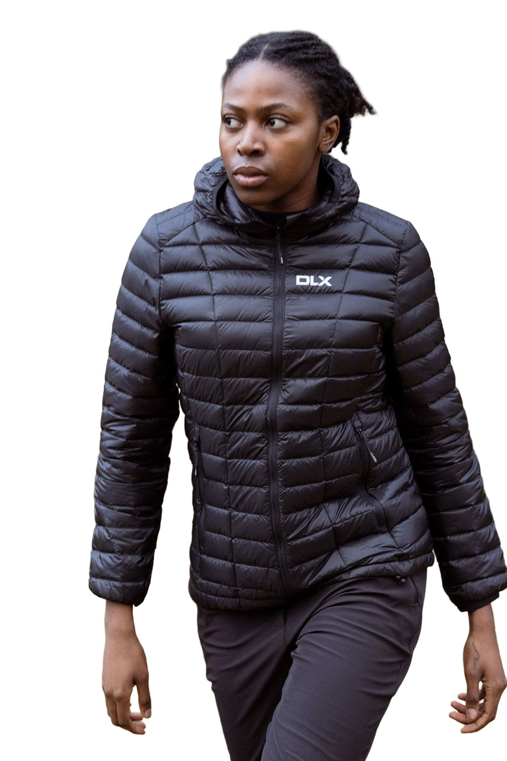 Black Trespass Black Galina Padded Jacket, Image 5 of 5