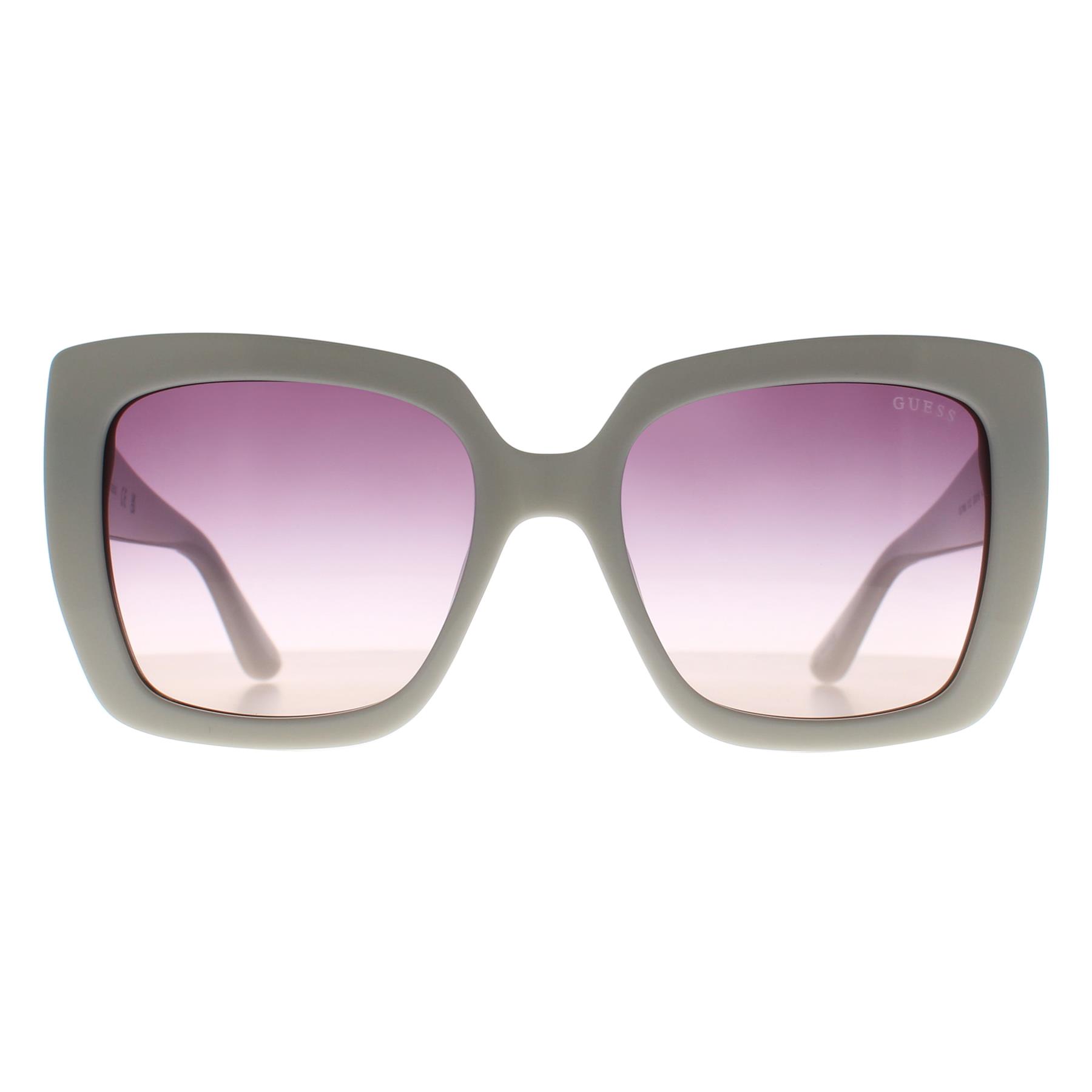 White Guess White Cat Eye White Purple Gradient Mirror GU7889, Image 1 of 3
