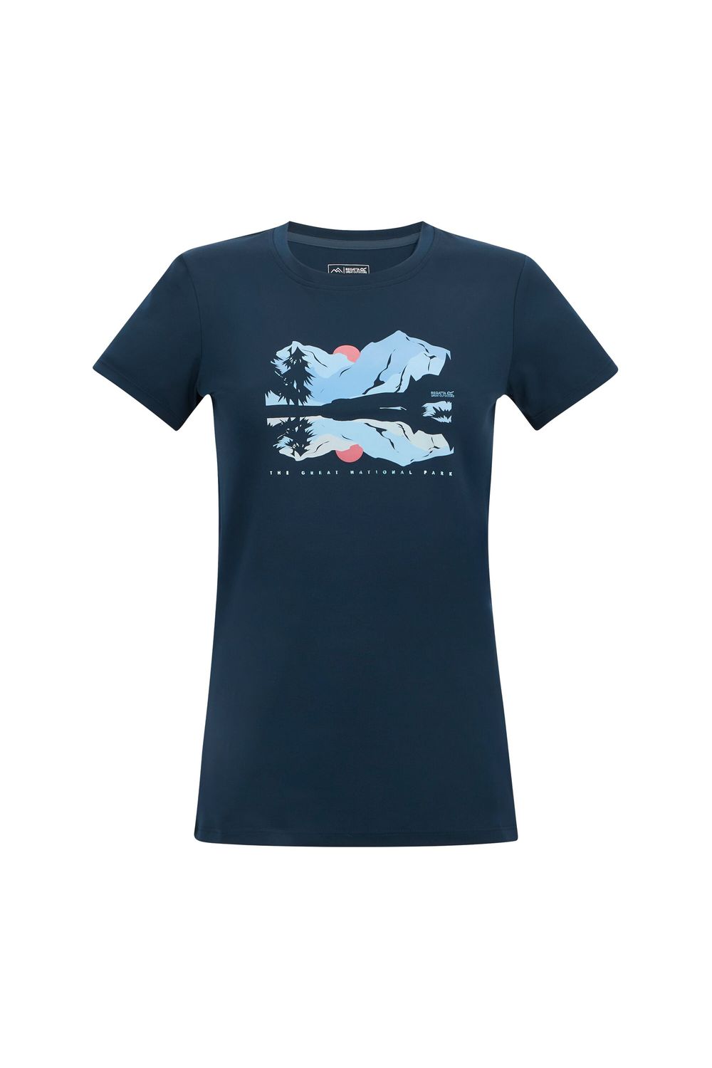 Navy Blue Mountain Scene TShirt, Image 2 of 4