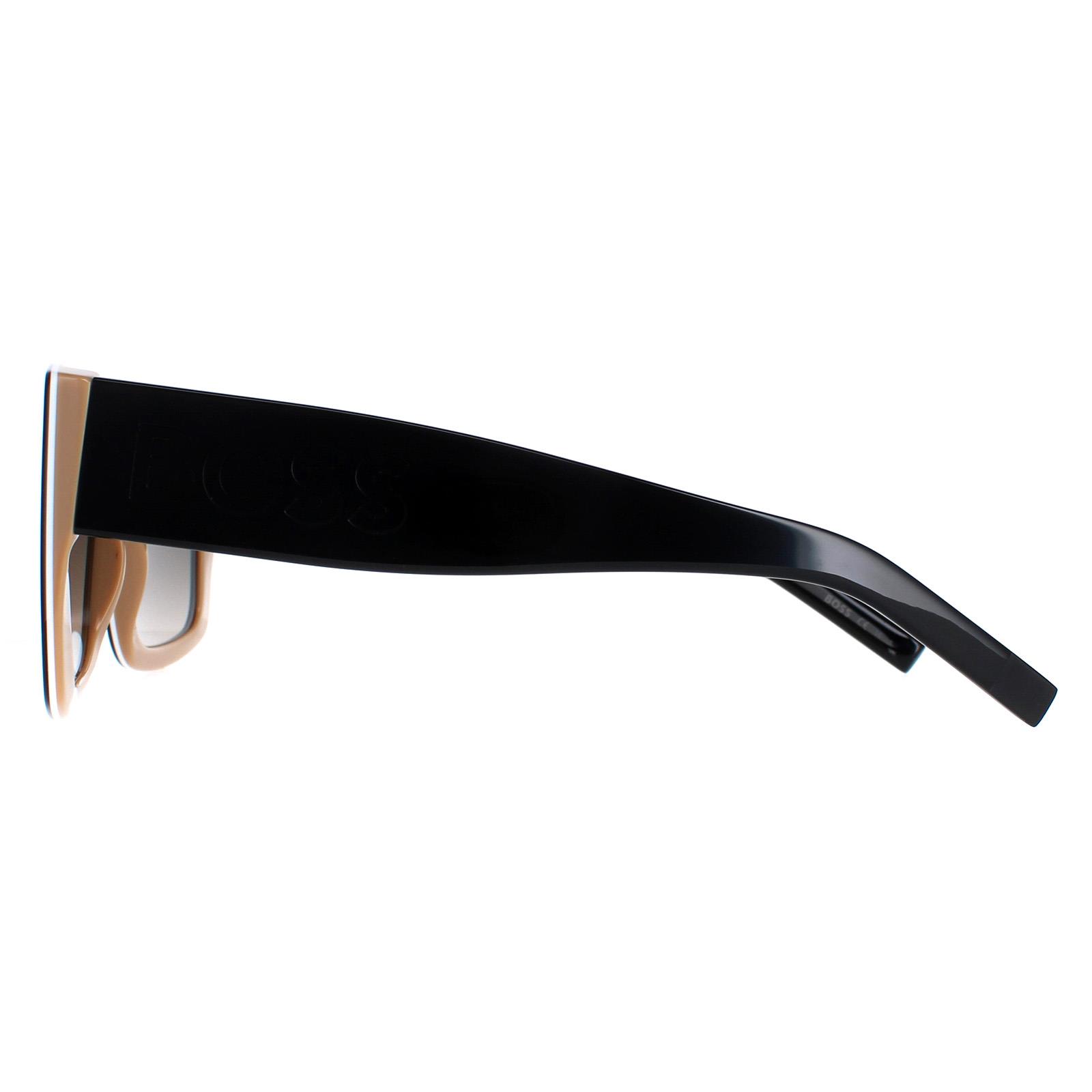 Black Hugo Boss Black Rectangle Mix Black Grey Gradient BOSS 1454/N/S, Image 3 of 6