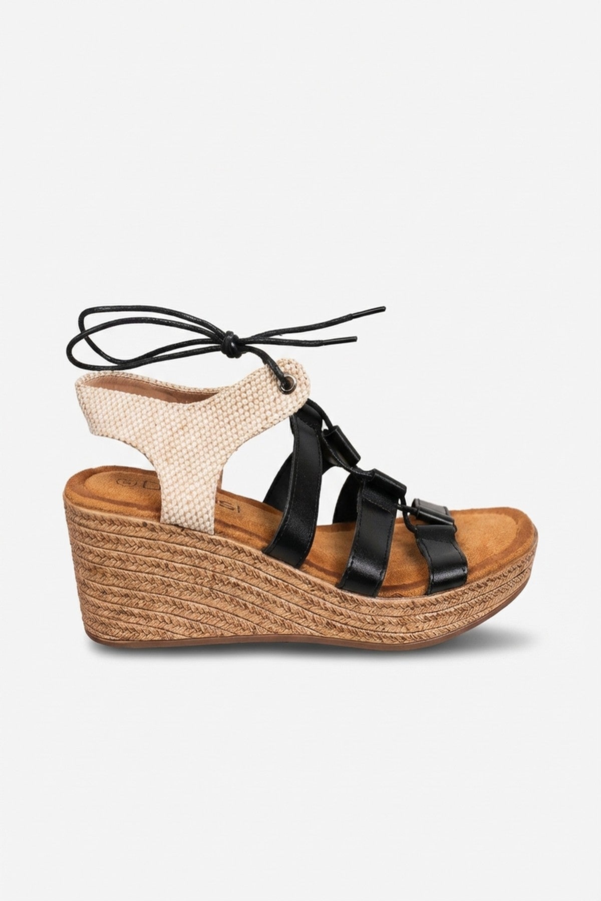 Mia Womens Lace Up Espadrille Wedge Sandals, Image 8 of 8