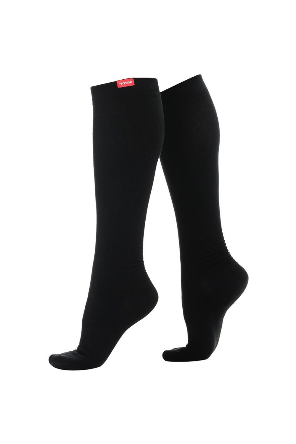 Black Nylon 20-30mmhg Compression Socks, Image 1 of 5