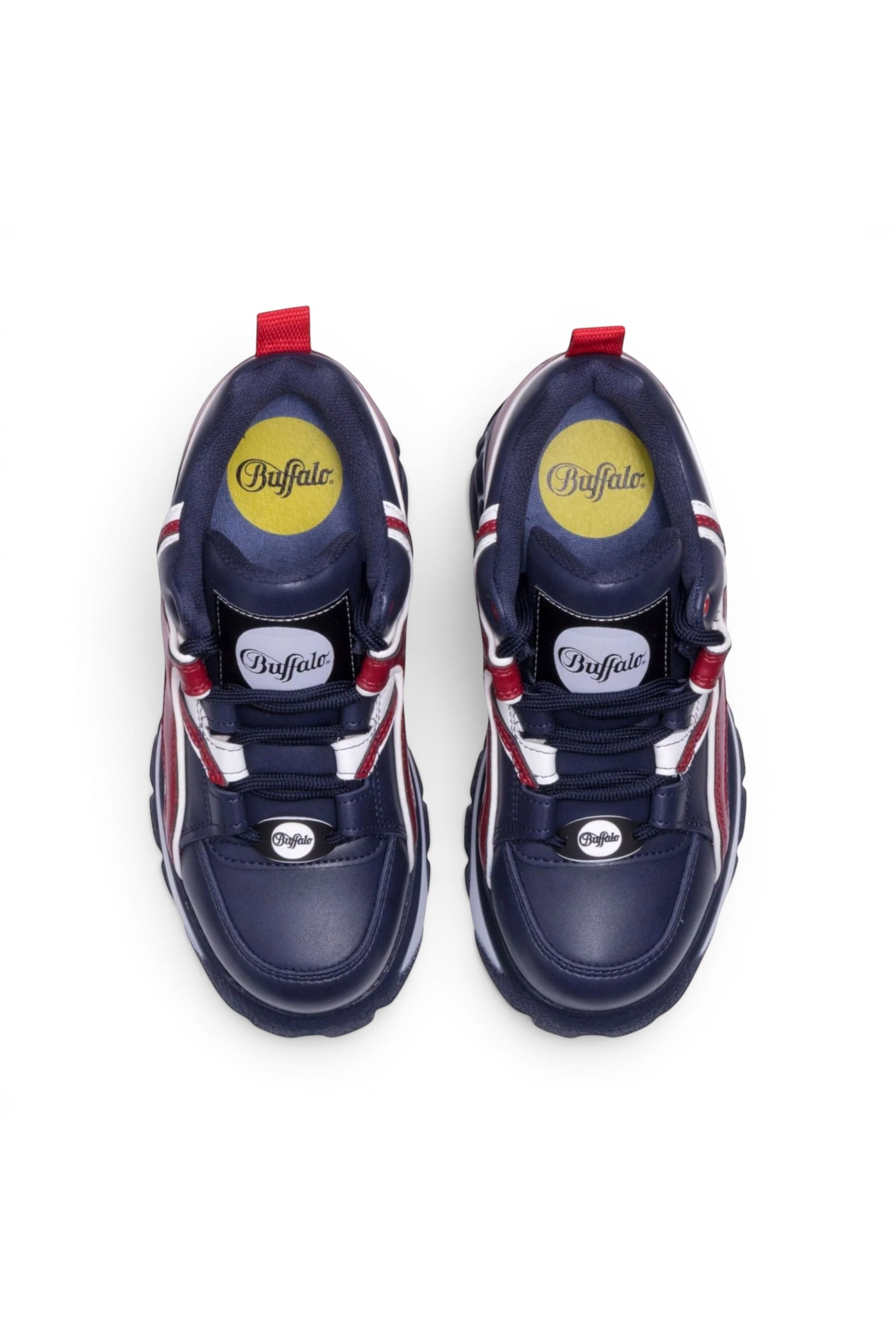 Red Womens Platform Fashion Trainers 1339-14, Image 6 of 6