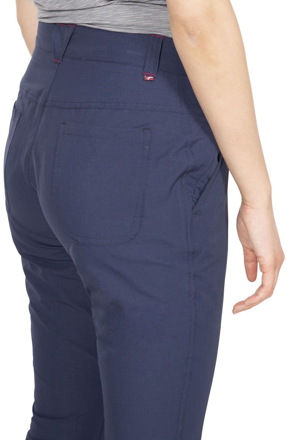 Navy Zulu Cropped Trousers, Image 2 of 5