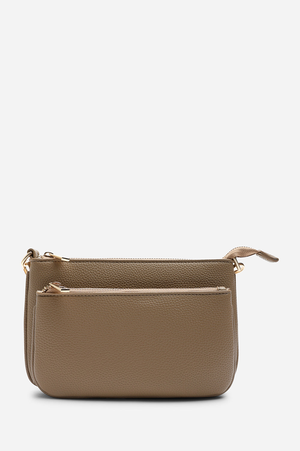 Tan Elani Small Double Zip Cross Body Bag, Image 1 of 7